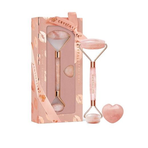 Crystallove Rose Quartz Roller Selflove Set