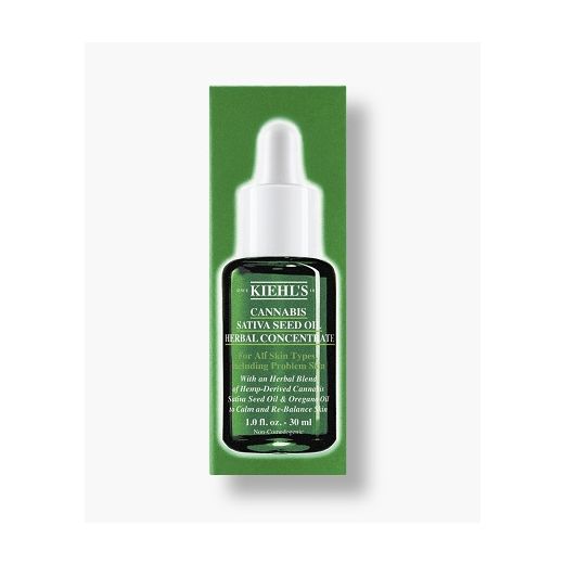 Kiehl's Cannabis Sativa Seed Oil Herbal Concentrate Face Oil  (Nomierinoša sejas eļļa problemāt