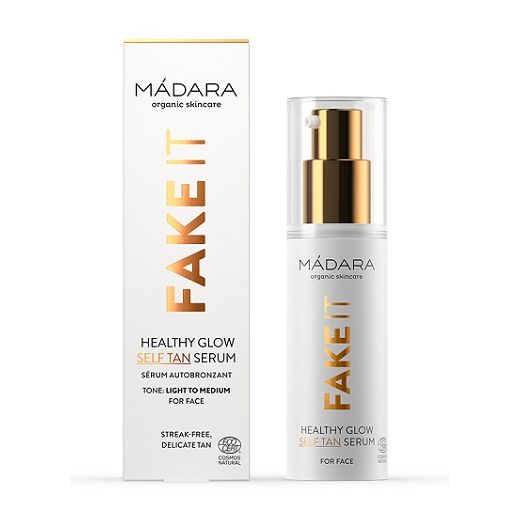 Madara Fake It Healthy Glow Self Tan Serum  (Paštonējošs serums sejas ādai)