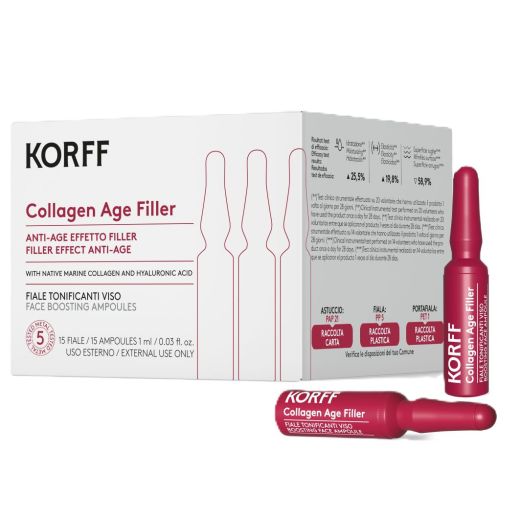 KORFF Collagen Age Filler Face Boosting Ampoules