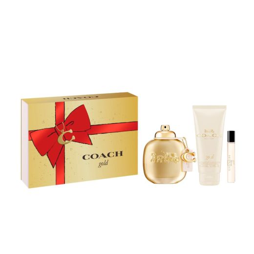 COACH Gold Parfum EDP 90 Ml Gift Set 