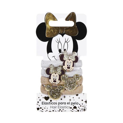 Beauty Line Accesorios Pelo Elásticos 4 Piezas Minnie