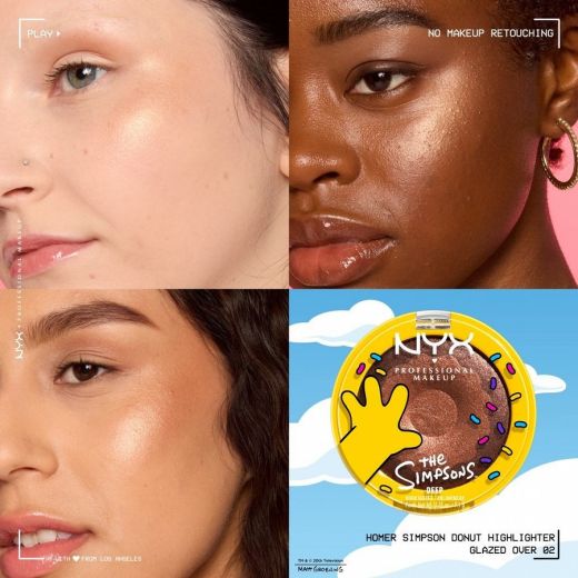NYX PROFESSIONAL MAKEUP Homer Simpson Donut Highlighter
