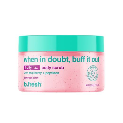 b.fresh When In Doubt, Buff It Out Fruity Fizz Body Scrub