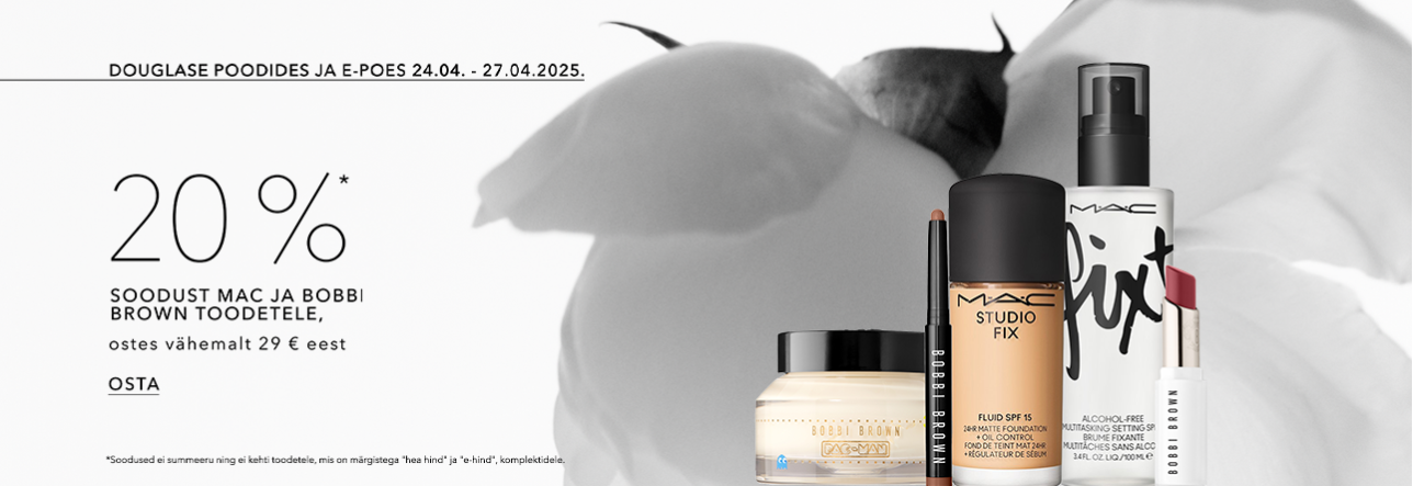 -20%* BOBBI BROWN, MAC