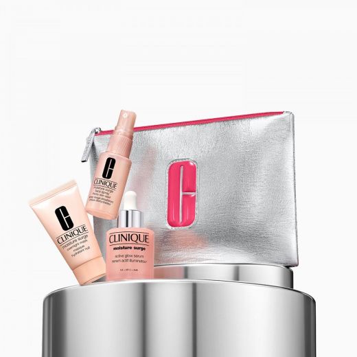 CLINIQUE Glow All Over: Moisture Surge Set 