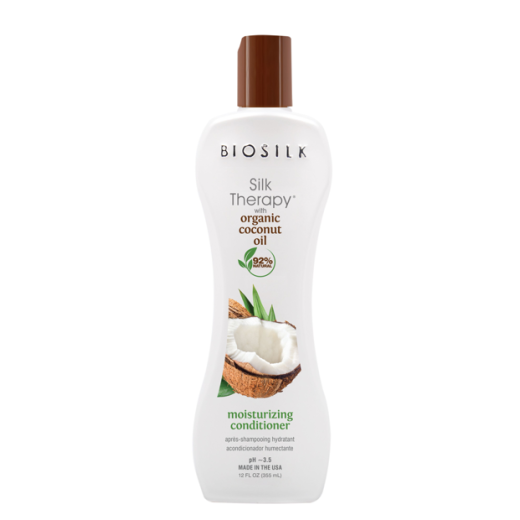 BioSilk Silk Therapy With Organic Coconut Oil Moisturizing Conditioner    (Matu kondicionieris)