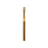 AUREZZI Toothbrush White Bristles 24K Gold Medium Firmness