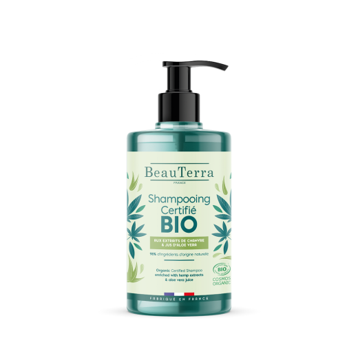 BeauTerra Organic Shampoo Hemp&Aloe Vera