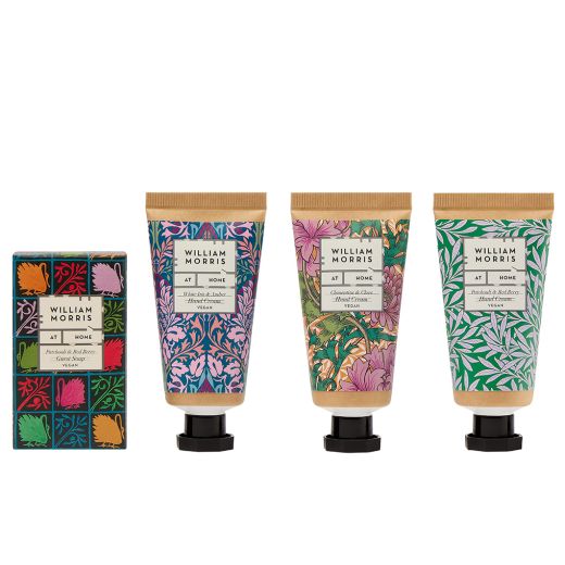 HEATHCOTE & IVORY William Morris At Home Sunflower Swan Velvet Pouch