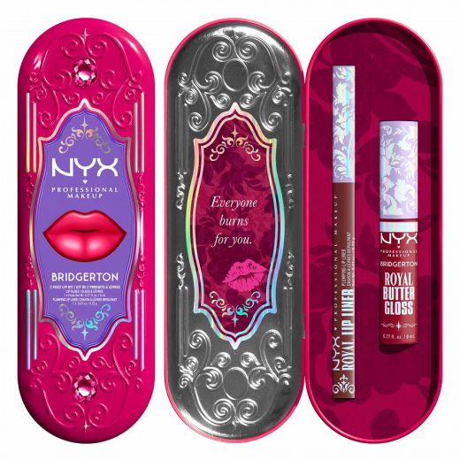 NYX PROFESSIONAL MAKEUP Bridgerton Royal Treasures Lip Kit 