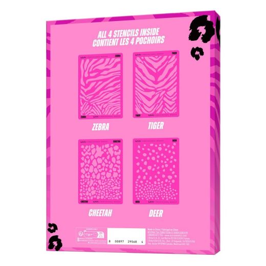 NYX PROFESSIONAL MAKEUP Animal Print Stencils Kit
