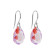 Marmara Sterling Rose Shimmer Drop Earrings  (Sudraba auskari ar kristāliem)