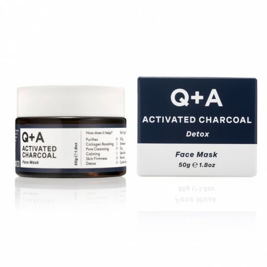 Q+A Activated Charcoal Detox Face Mask