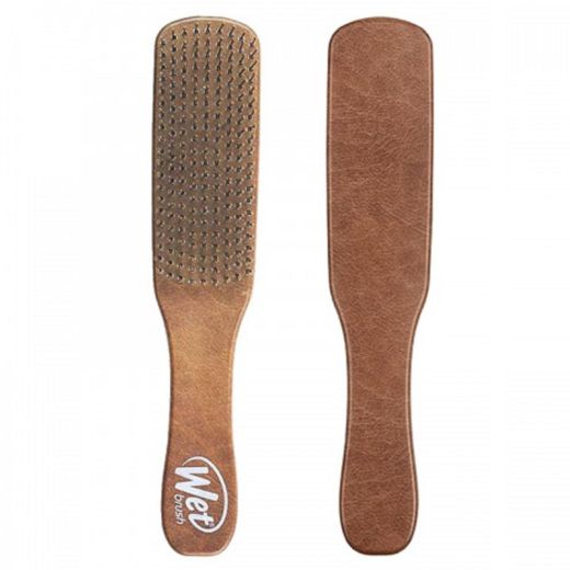 WETBRUSH Mens Detangler Brown Leather