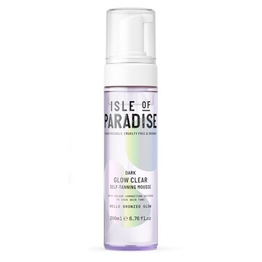 Isle of Paradise Dark Glow Clear Self Tanning Mousse   (Paštonējošās putas)