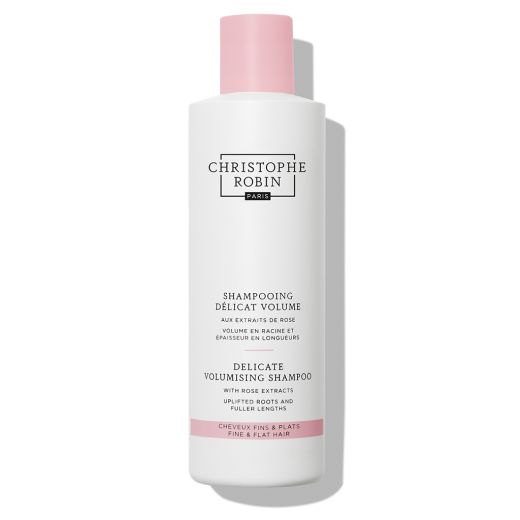 CHRISTOPHE ROBIN Delicate Volumising Shampoo with Rose Extracts