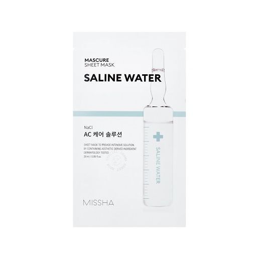 MISSHA Mascure Ac Care Solution Sheet Mask Saline Water