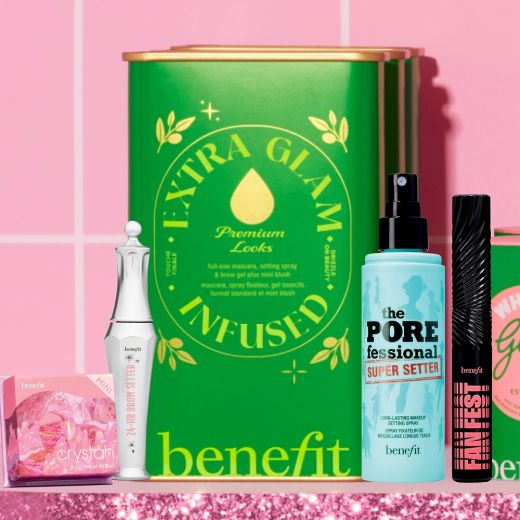 BENEFIT COSMETICS Extra Glam Infused - Full-Face Holiday Beauty Set