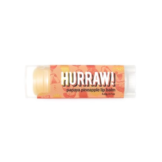 Hurraw! Papaya Pineapple Lip Balm  (Papaiju un ananāsu lūpu balzāms)