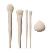 MORPHE Oat Latte 5-Piece Face & Eye Brush Set