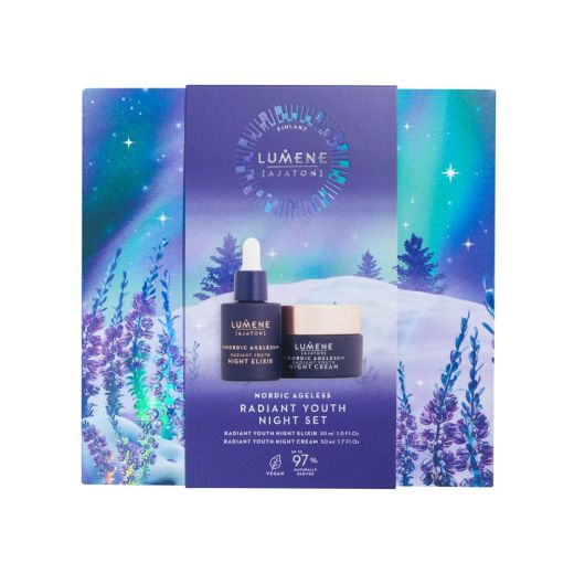 LUMENE Nordic Ageless [Ajaton] Radiant Youth Night Set