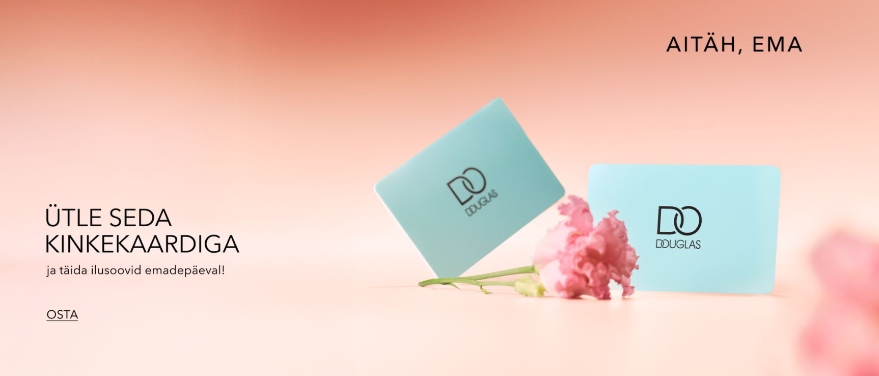 Douglase kinkekaart ideaalne valik