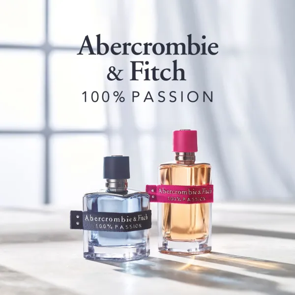 Abercrombie & Fitch 100% Passion naiste ja meeste lõhnad.