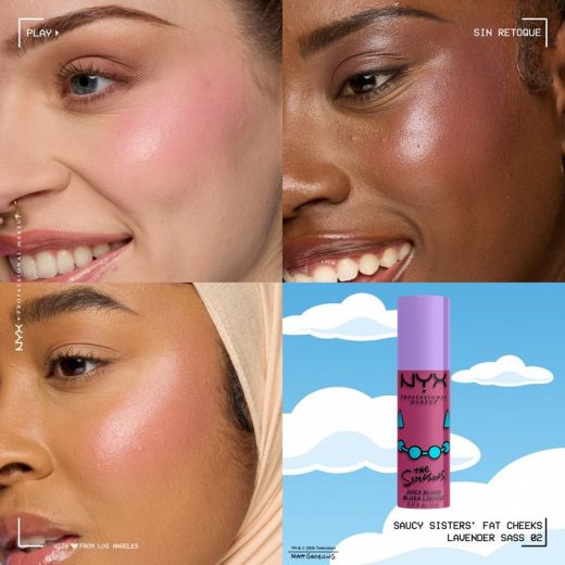 NYX PROFESSIONAL MAKEUP Simpsons Saucy Sisters Fat Cheeks Blush