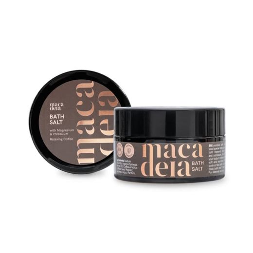 MACADEIA Relaxing Coffee Bath Salt With Magnesium & Potassium 