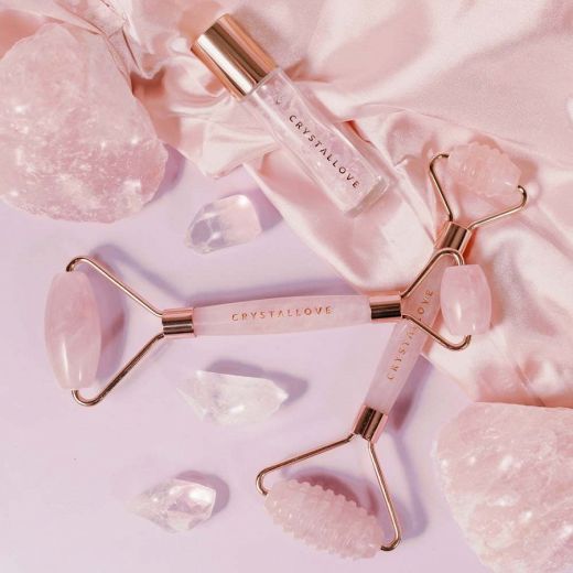 Crystallove Rose Quartz Roller