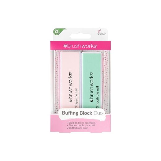 BrushWorks Nail Buffing Block Pastel 