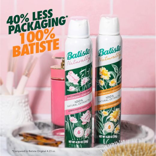 BATISTE Naturally Extra Lift Bamboo Fiber & Gardenia