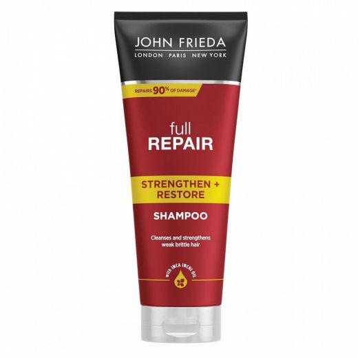 John Frieda Full Repair Strengthen + Restore Shampoo (Atjaunojošais šampūns)