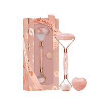 CRYSTALLOVE Rose Quartz Roller Selflove Set