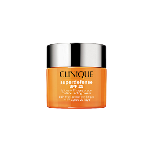 Clinique Superdefense SPF 25 Fatigue + 1st Signs of Age Multi-Correcting Cream For Dry Skin  (Atsvai