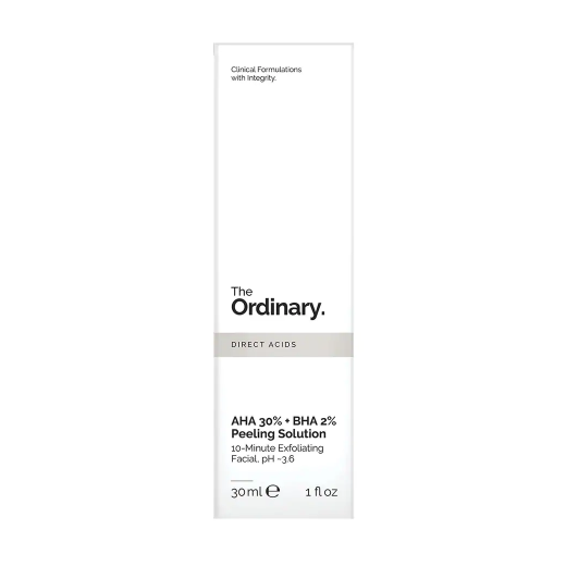 The Ordinary AHA 30% + BHA 2% Peeling Solution  (30% AHA un 2% BHA pīlinga šķīdums)