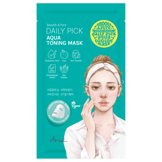 ARIUL Smooth & Pure Daily Pick Aqua Toning Mask