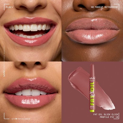 NYX PROFESSIONAL MAKEUP Fat Oil Slick Click Glossy Lip Balm
