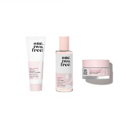 ONE.TWO.FREE! 3 Step Face Care Routine Gift Set 