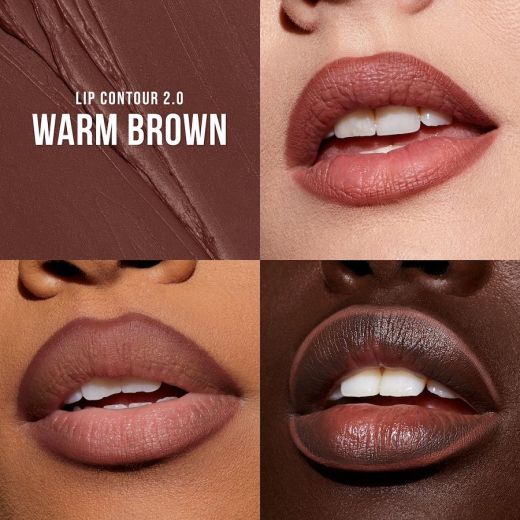 HUDA BEAUTY Lip Contour Mini Duo Yummy Browns 