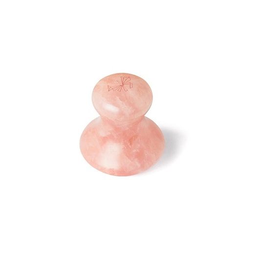 CRYSTALLOVE Rose Quartz Mushroom Gua Sha