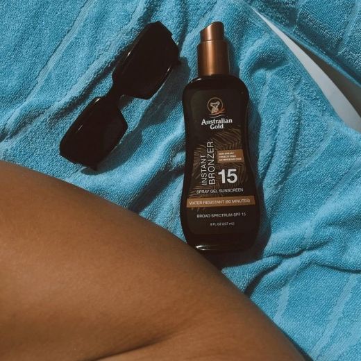 AUSTRALIAN GOLD SPF 15 Spray Gel With Bronzer