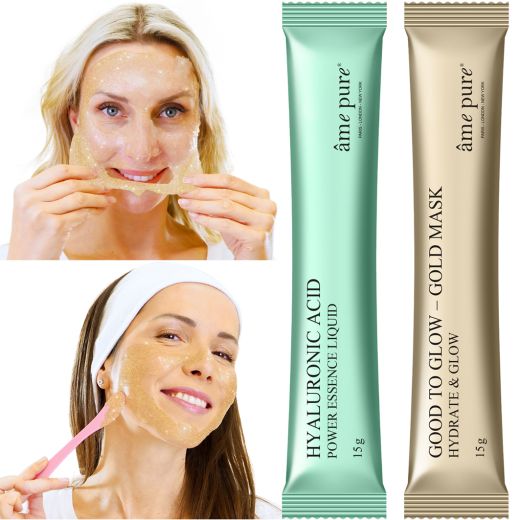 AME PURE® Jelly Glow Rubber Mask™ - Gold 
