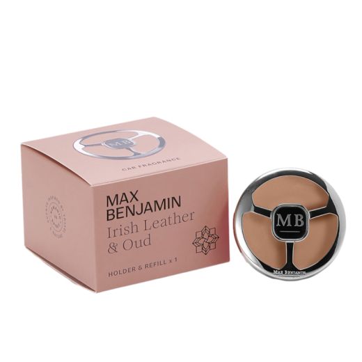 MAX BENJAMIN Irish Leather & Oud Car Fragrance