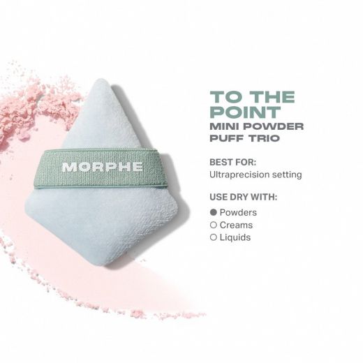 MORPHE Mini Powder Puff Trio Set 