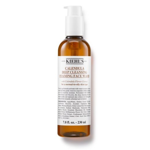 Kiehl's Calendula Deep Cleansing Foaming Face Wash  (Dziļi attīrošs līdzeklis  normālai un tauk