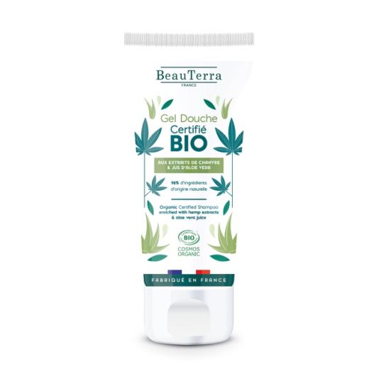 BEAUTERRA Organic Shower Gel Hemp&Aloe Vera