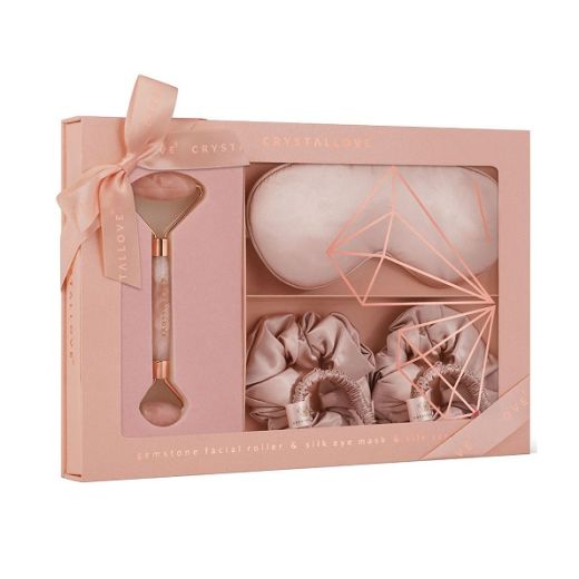 Crystallove Rose Quartz Home SPA Set