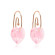 Marmara Sterling Heart Earrings Rose Gold-plating Light Rose